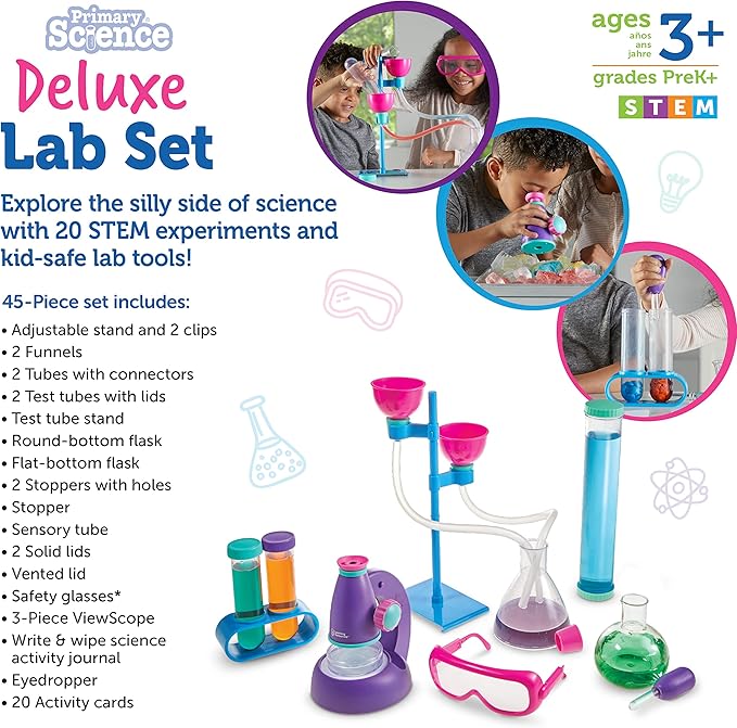 Primary Science® Deluxe Lab Set - Pink - Mastermind Toys___255185