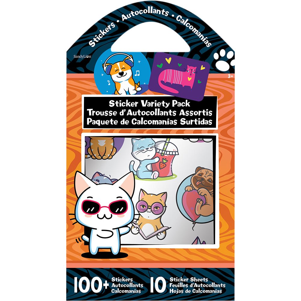 Mastermind Cartoon Sticker Puppies and Kittens Sticker Variety Pack – Mastermind Toys