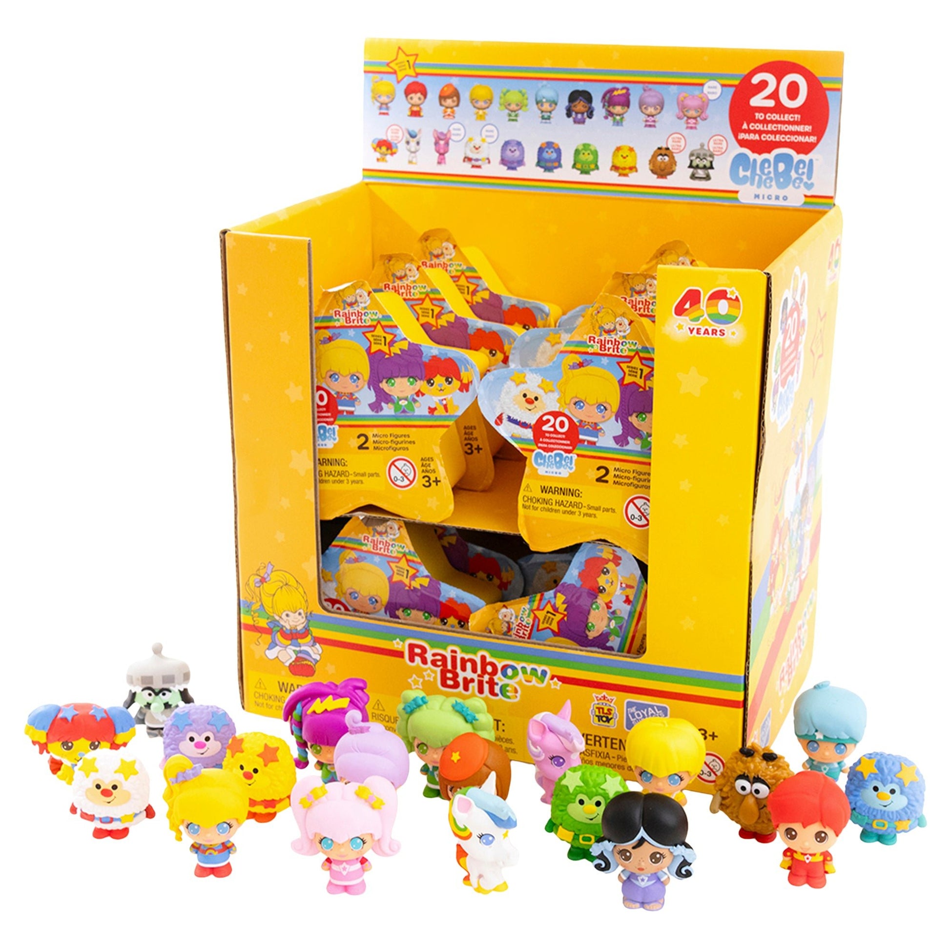 Rainbow Brite 1.5 Blind Bag Micro Fig Assort PDQ - Mastermind Toys___249043