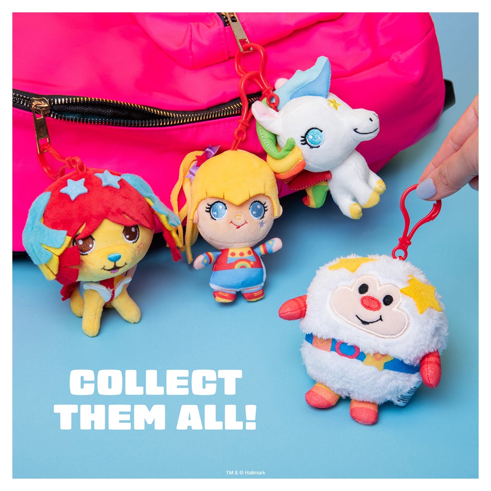 Rainbow Brite Value Plush Backpack Clip Asst Pdq - Mastermind Toys___249045