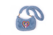 Rainbow Cuddle Crossbody Purse, Periwinkle - Mastermind Toys___245088