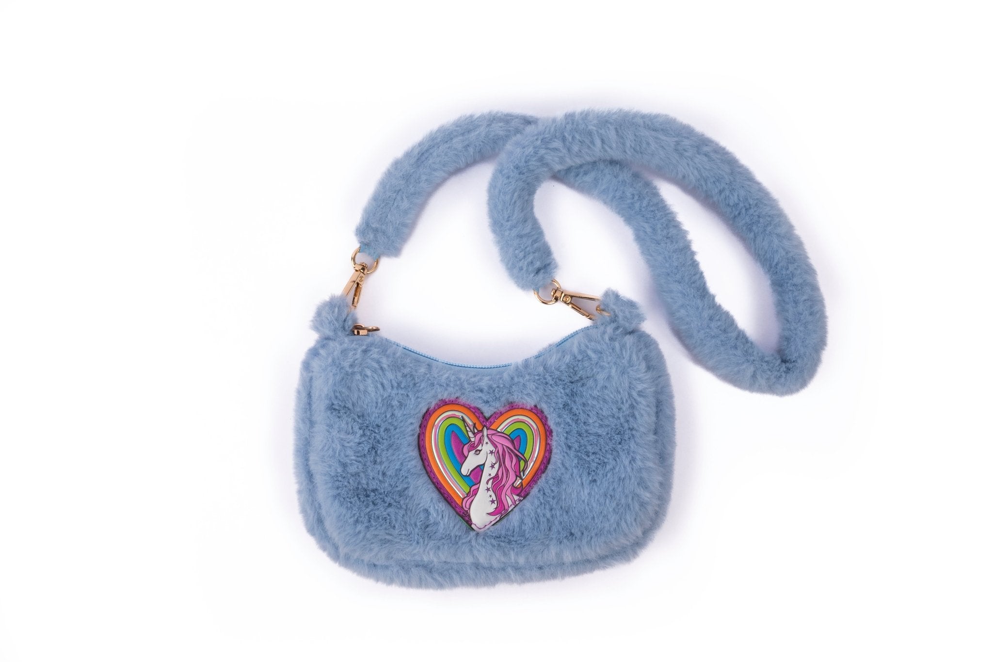 Rainbow Cuddle Crossbody Purse, Periwinkle - Mastermind Toys___245088