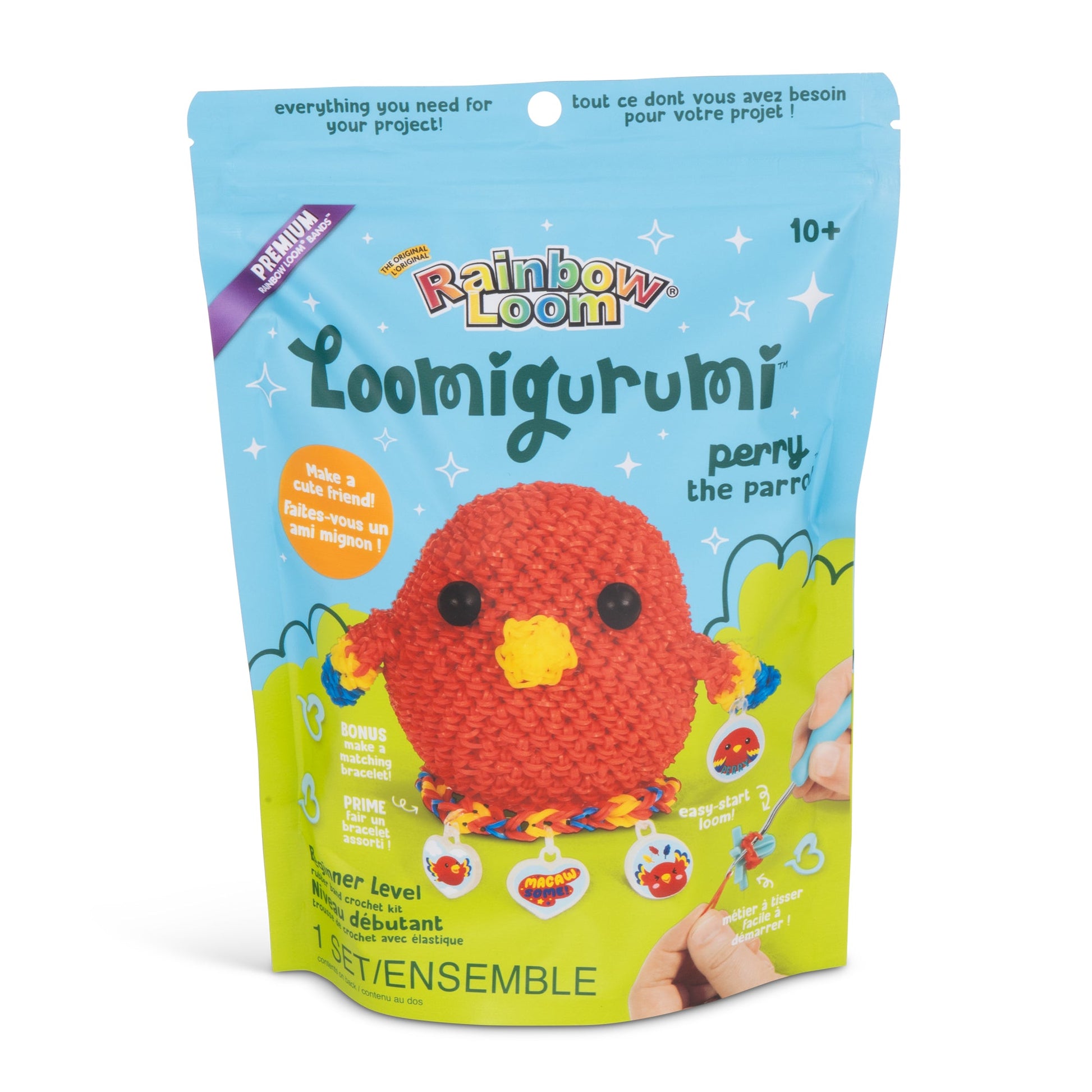 Rainbow Loom - Loomigurumi Crochet Kit - Parrot - Mastermind Toys___254987