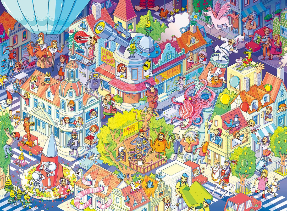 Ravensburger A Day in Chaosville 100pc XXL Puzzle - Mastermind Toys___256356