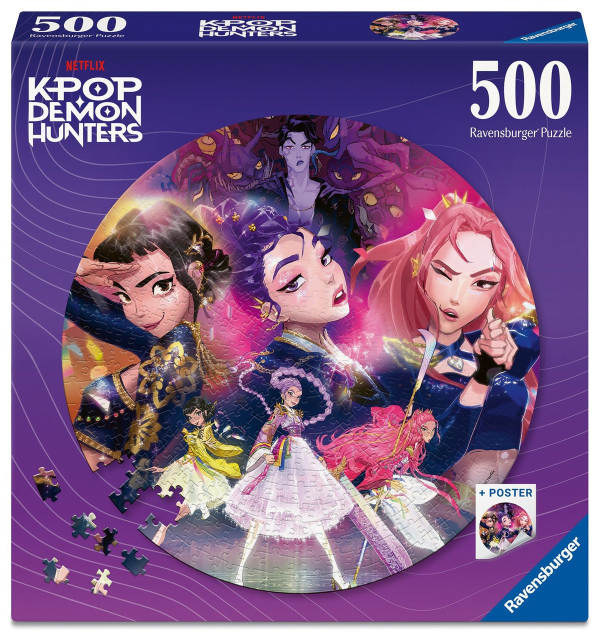 Ravensburger K-Pop DH For the Fans! 500pc Round Puzzle - Mastermind Toys___256379