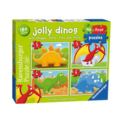Ravensburger My First Puzzles Jolly Dinos 2 - 5pc Puzzles - Mastermind Toys___223338