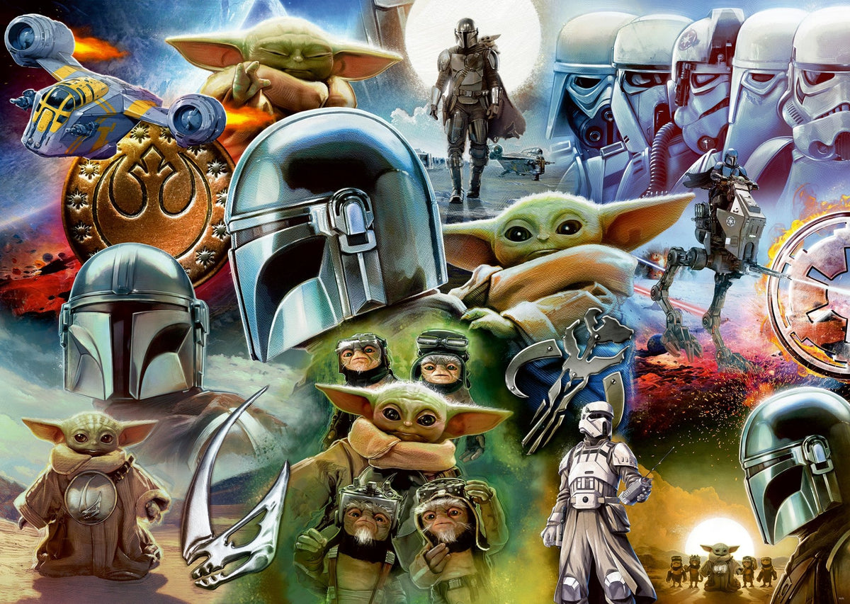 Ravensburger Star Wars Mandalorian and Grogu 1000pc Puzzle - Mastermind Toys___256350