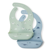 Rise Little Earthling 2 - Pack Silicone Bib Lamb OS - Mastermind Toys___236559