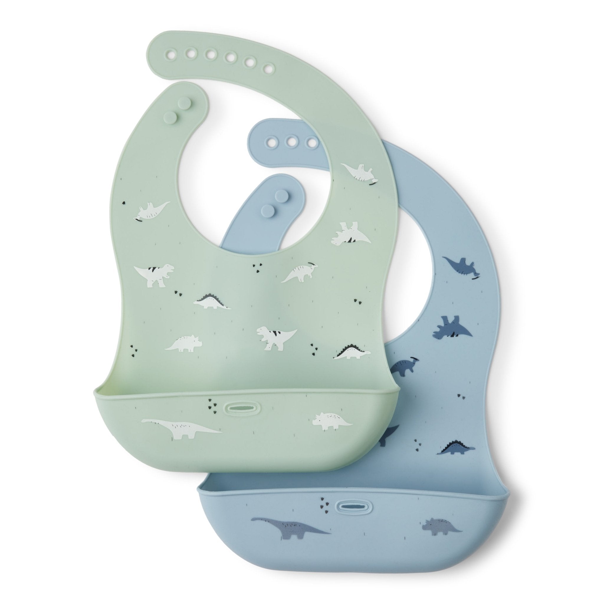 Rise Little Earthling 2 - Pack Silicone Bib Lamb OS - Mastermind Toys___236559