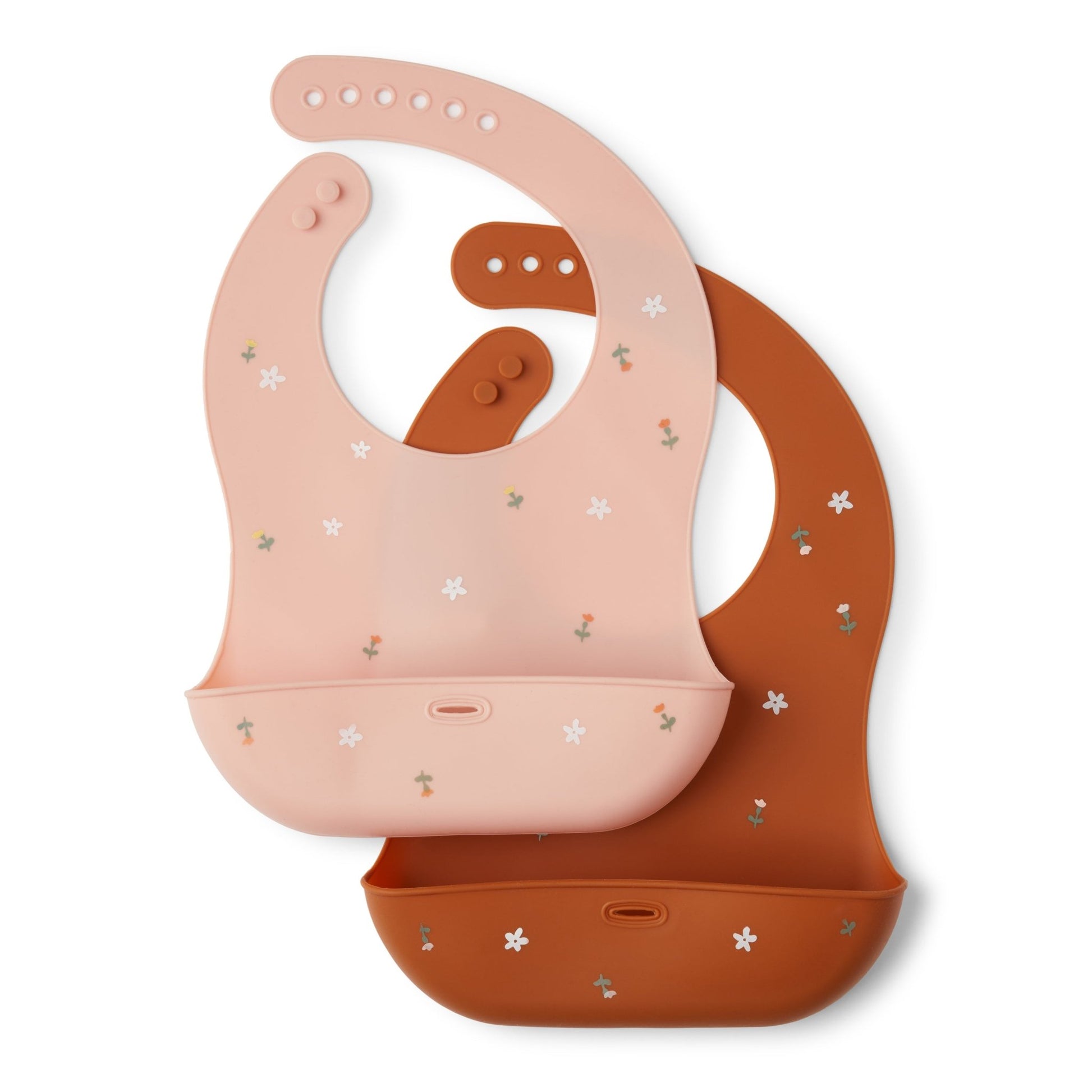 Rise Little Earthling 2 - Pack Silicone Bib Lamb OS - Mastermind Toys___237817