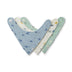 rise-little-earthling-3-pack-gauze-bib-237816-814574 - Harbour Grey