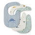 rise-little-earthling-3-pack-starter-bib-237818-712366 - Harbour Grey