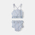 rise-little-earthling-ruffle-bow-2-pc-bathing-suit-peach-gingham-0-6m-234994-918287 - Blue Fog Stripe
