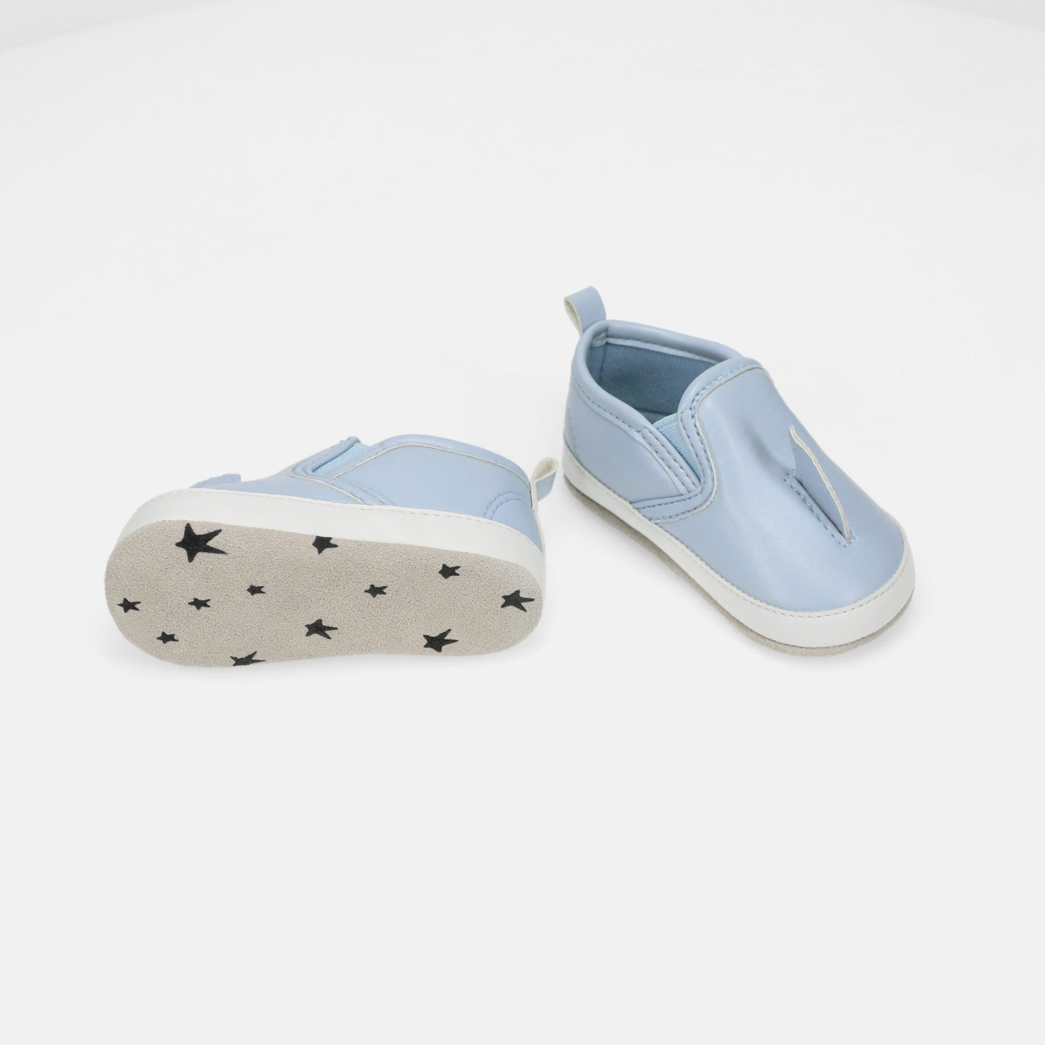 Rise Little Earthling Shark Slide Ons Blue 0 - 3m - Mastermind Toys___242131