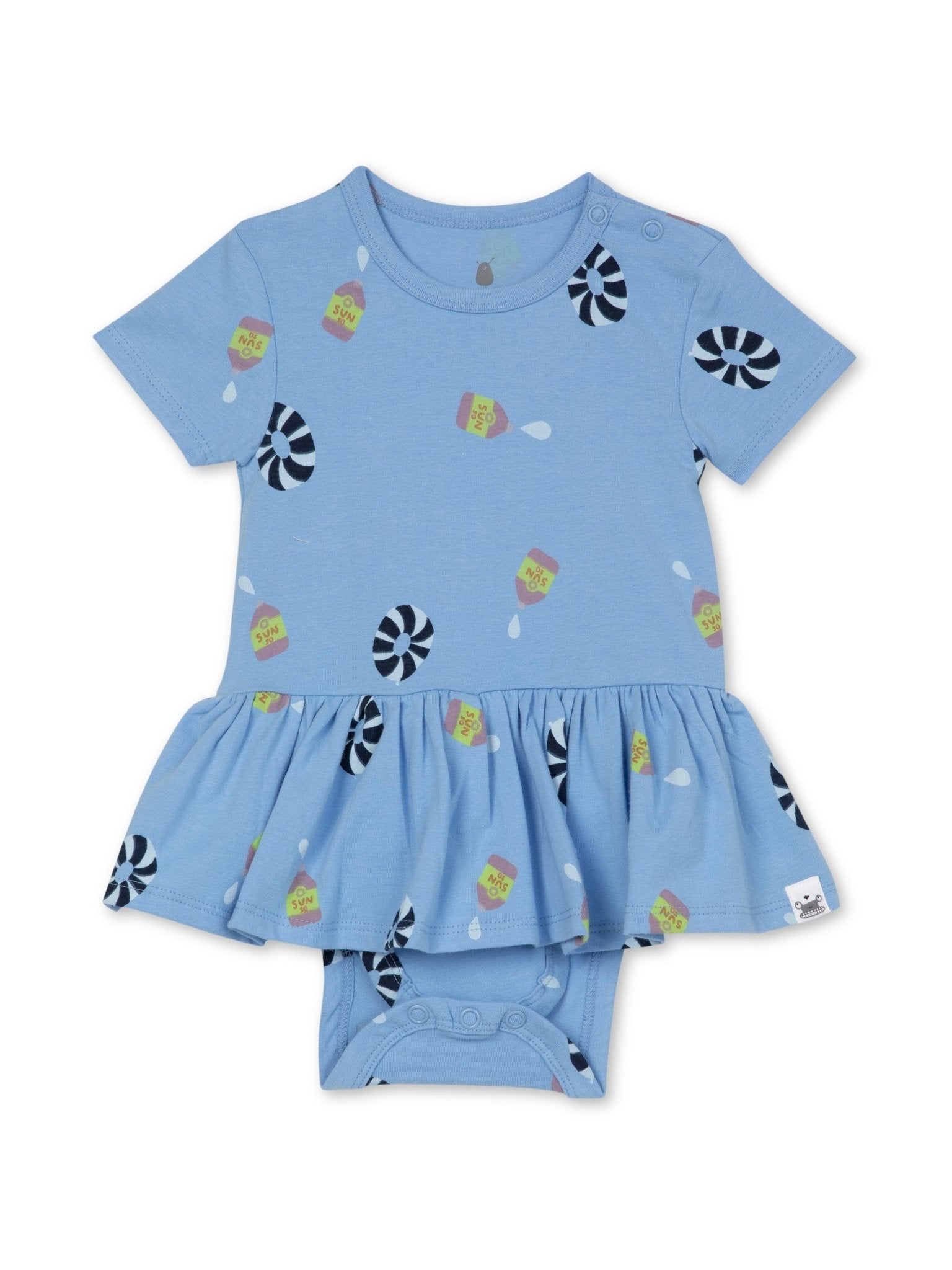 Rise Little Earthling Short - Sleeve Dress Onesie - Mastermind Toys___243690