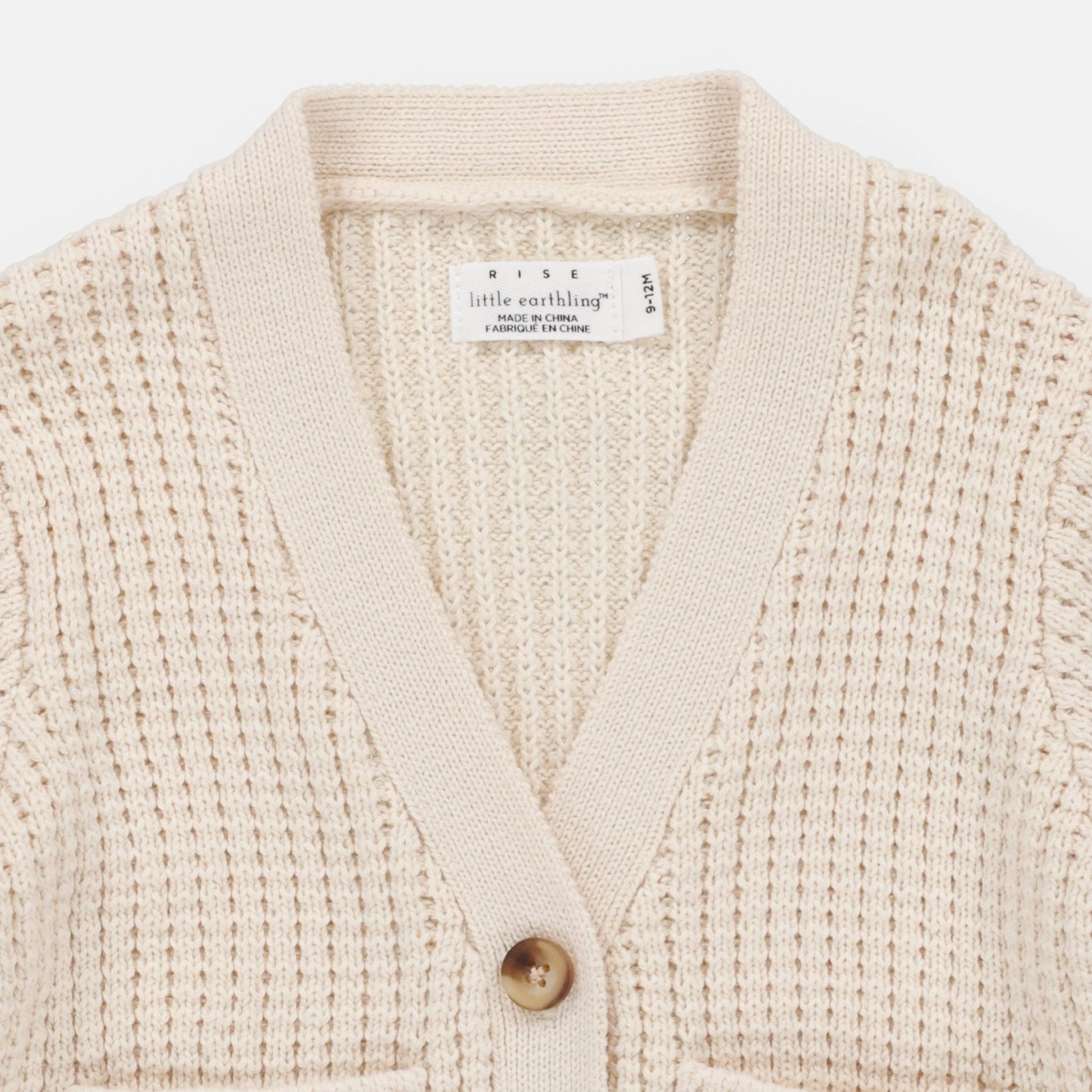 Rise Little Earthling V - Neck Cardigan - Mastermind Toys___242672