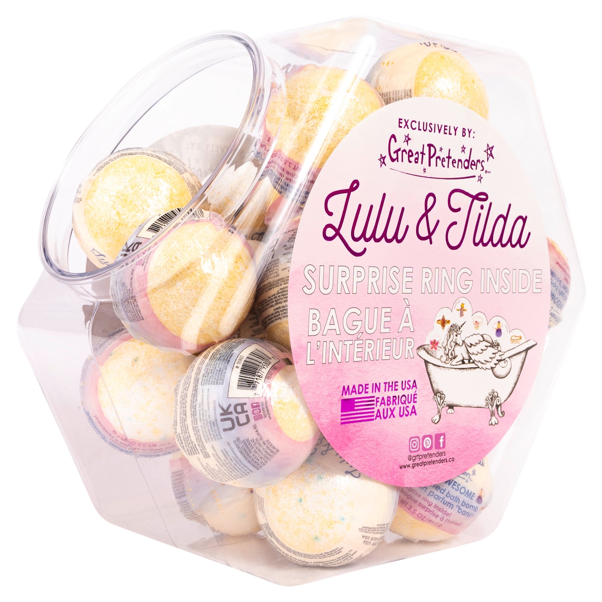 Royally Awesome Bath Bomb, 3.5oz, Assorted, 30pcs - Mastermind Toys___245084