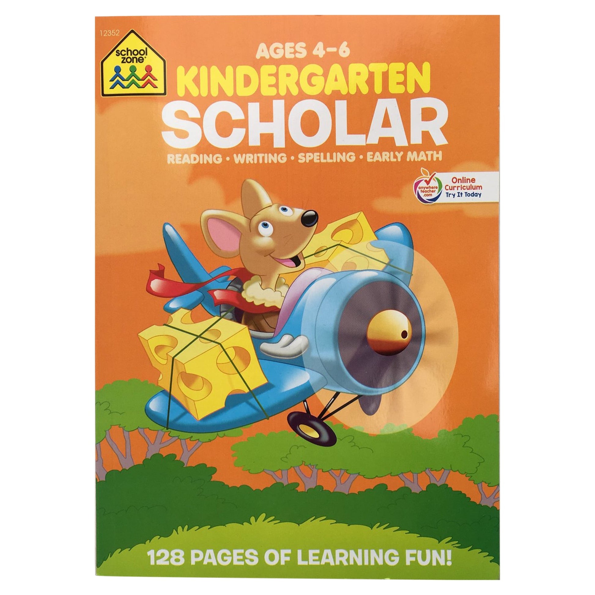 School Zone 128 Page Kindergaten WB - 2 Asst. - Mastermind Toys___248784