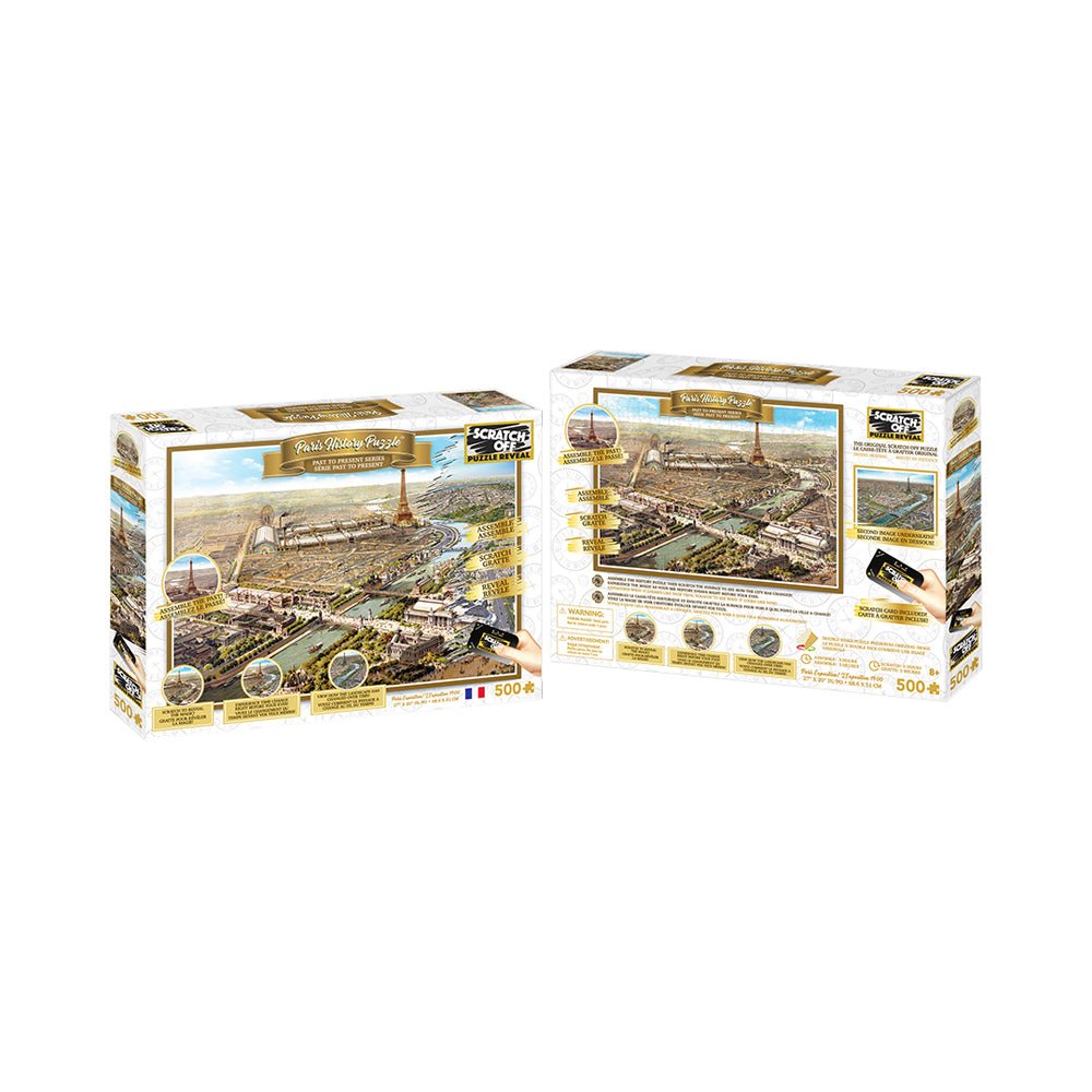 Scratch OFF History Puzzle: Paris 500pc - Mastermind Toys___218668