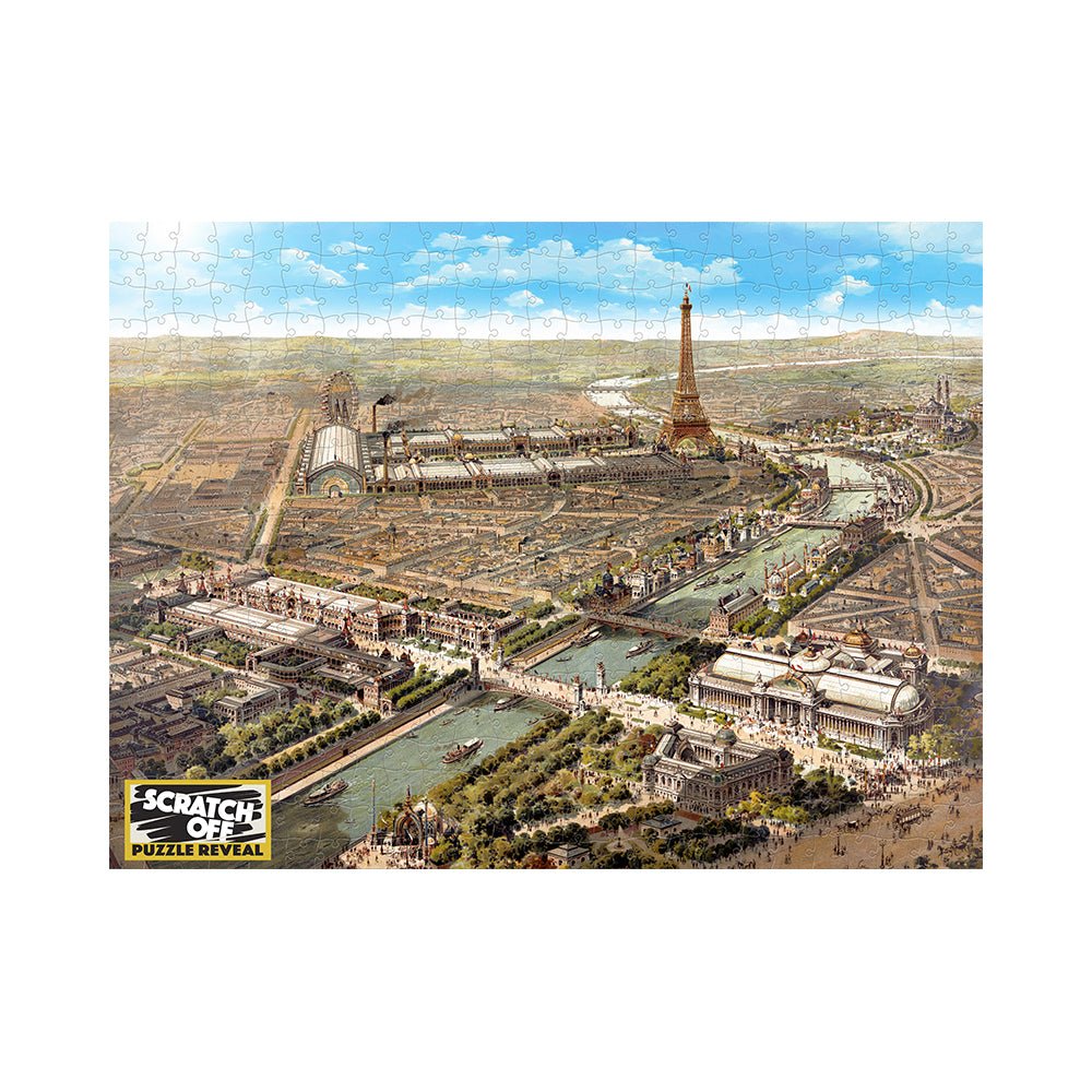 Scratch OFF History Puzzle: Paris 500pc - Mastermind Toys___218668