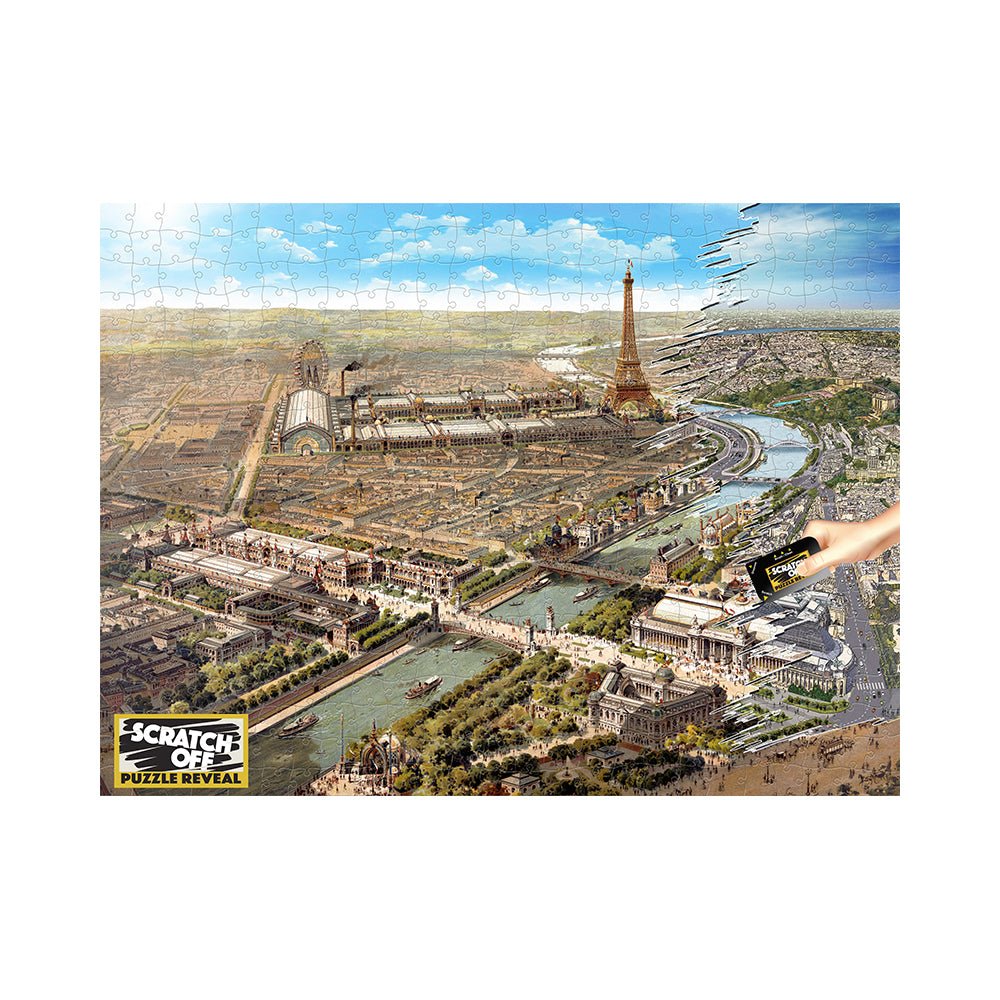 Scratch OFF History Puzzle: Paris 500pc - Mastermind Toys___218668
