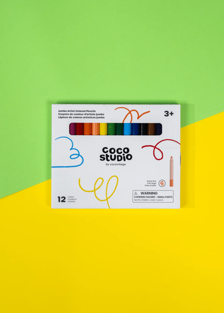 Set of 12 Jumbo Artist Colored Pencils - Mastermind Toys___250017