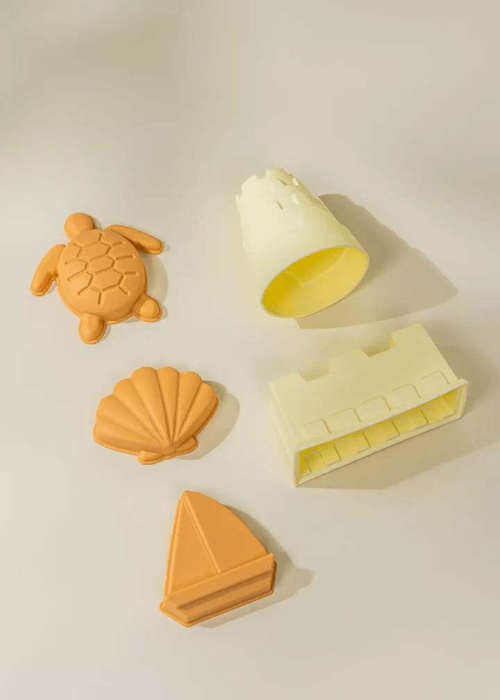 Set of 5 Silicone Sand Moulds For The Beach - Mastermind Toys___238728