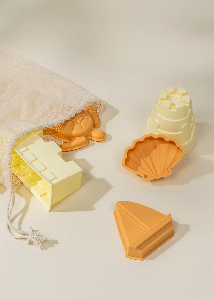 Set of 5 Silicone Sand Moulds For The Beach - Mastermind Toys___238728