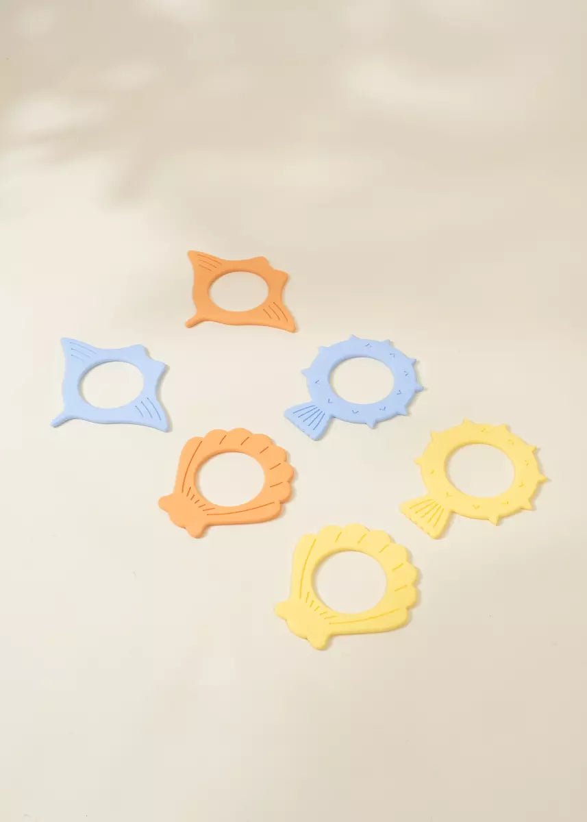 Set of 6 Silicone Diving Rings Pool Toys - Ocean - Mastermind Toys___245667