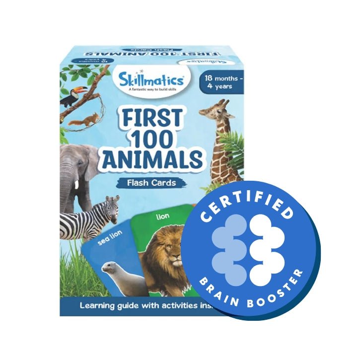 Skillmatics' First 100 Animals Flash Cards - Mastermind Toys___229528