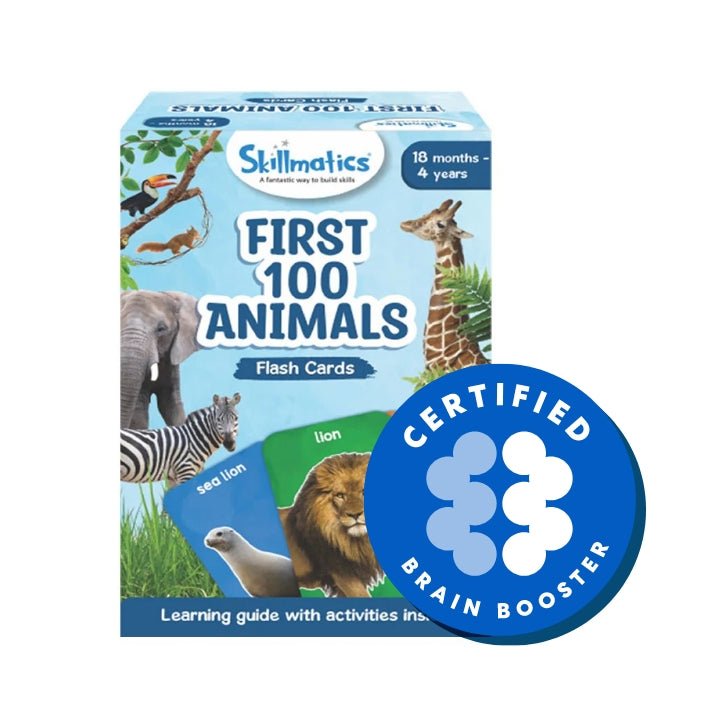 Skillmatics' First 100 Animals Flash Cards - Mastermind Toys___229528