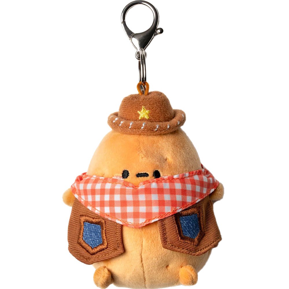Smoko Gingham Cowboy Tayto Bag Charm - Mastermind Toys___246636
