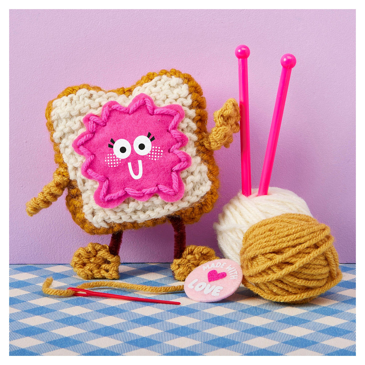 Snack Knit Kit - Toast - n - Jammy - Mastermind Toys___251602