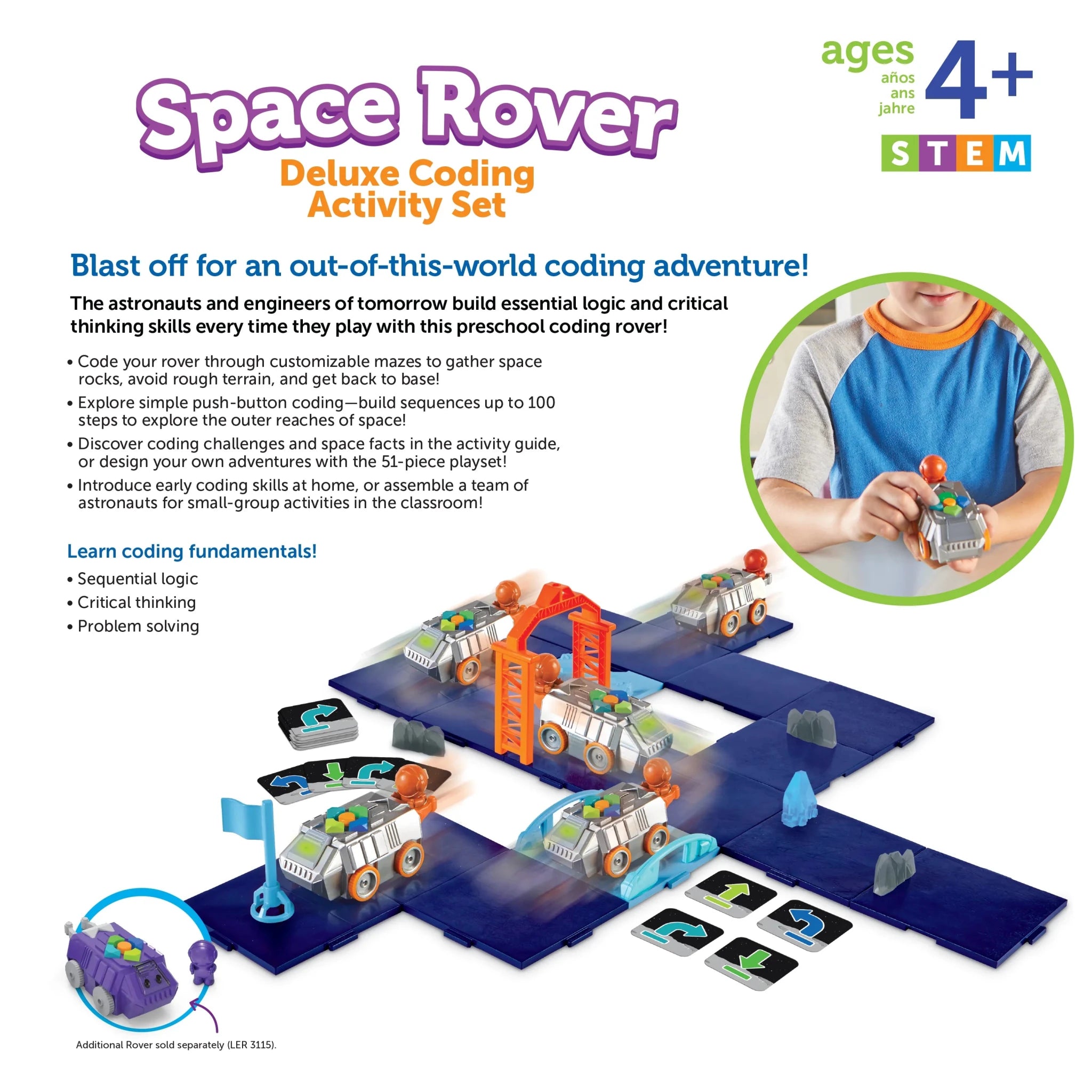 Space Rover Deluxe Coding Activity Set - Mastermind Toys___255197