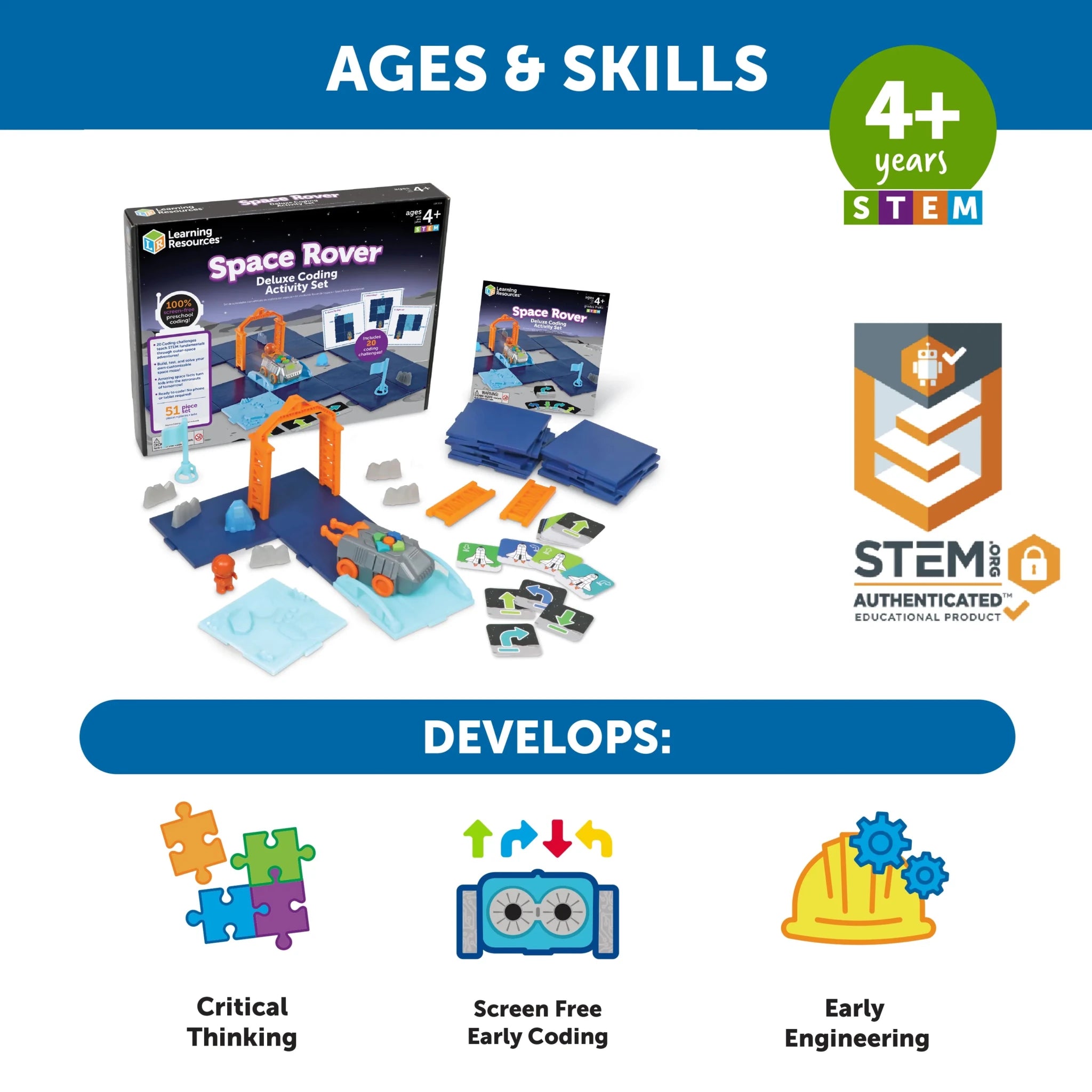Space Rover Deluxe Coding Activity Set - Mastermind Toys___255197