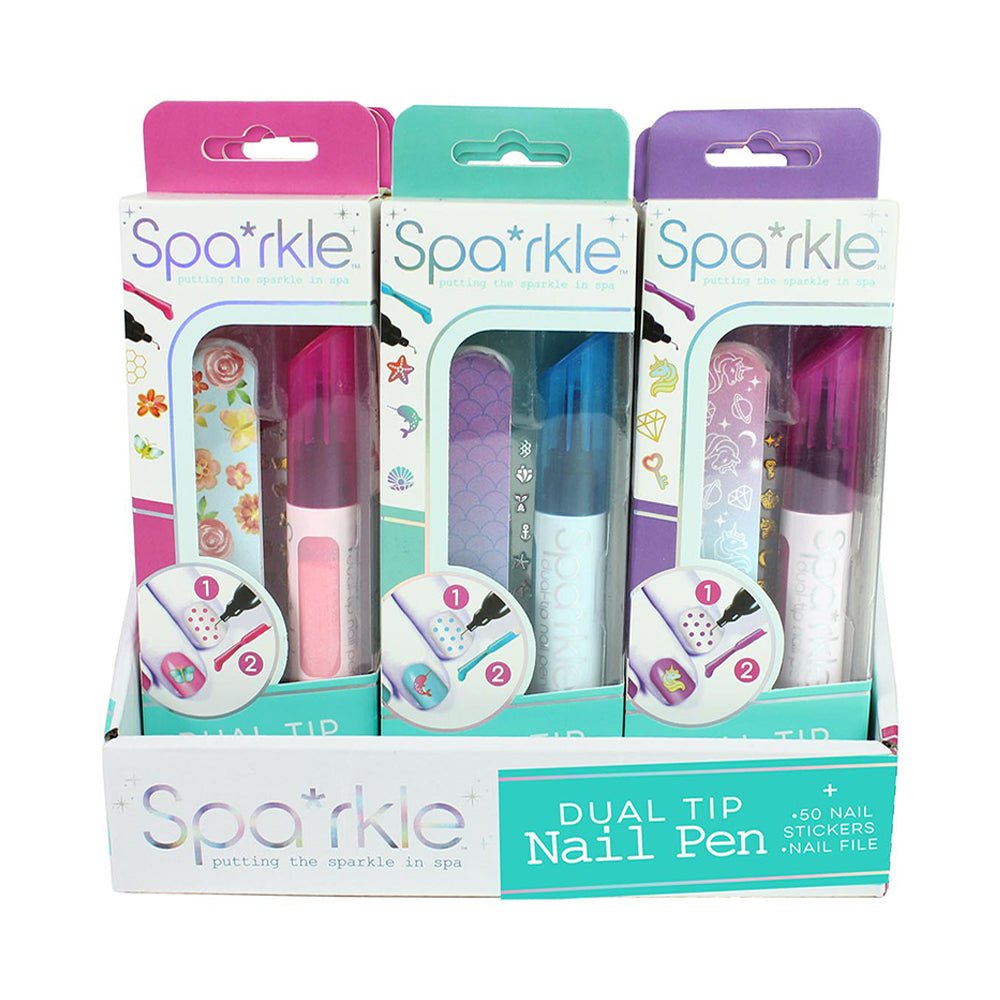 Spa*rkle Dual - Tip Nail Pen Assorted - Mastermind Toys___218439