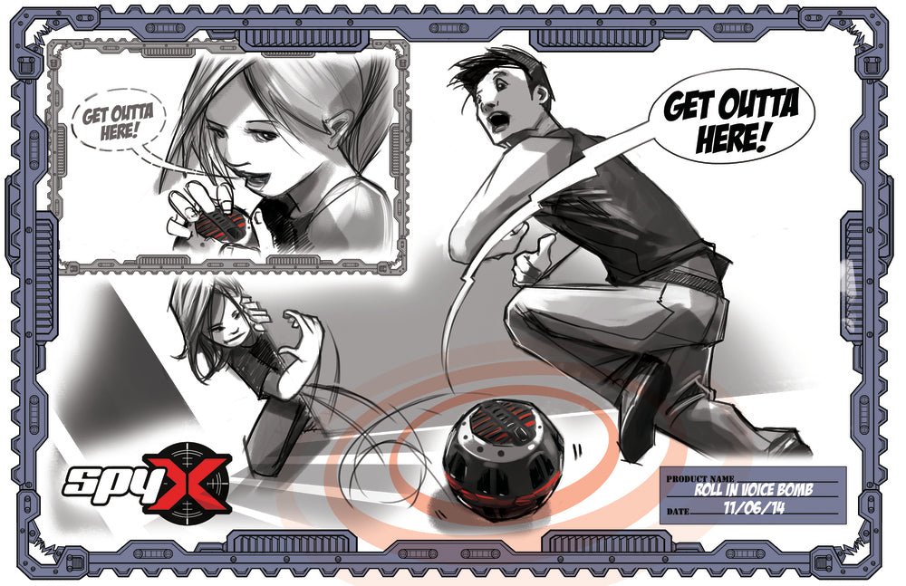 Spy X Roll - Invoice Bomb - Mastermind Toys___246545