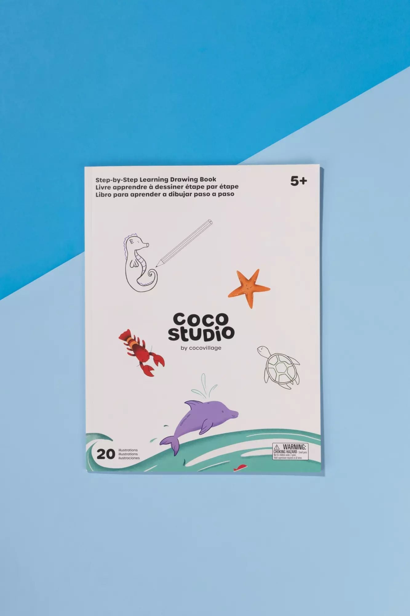 Step - by - Step Learning Drawing Book – Under the Sea (20 pages) - Mastermind Toys___250111