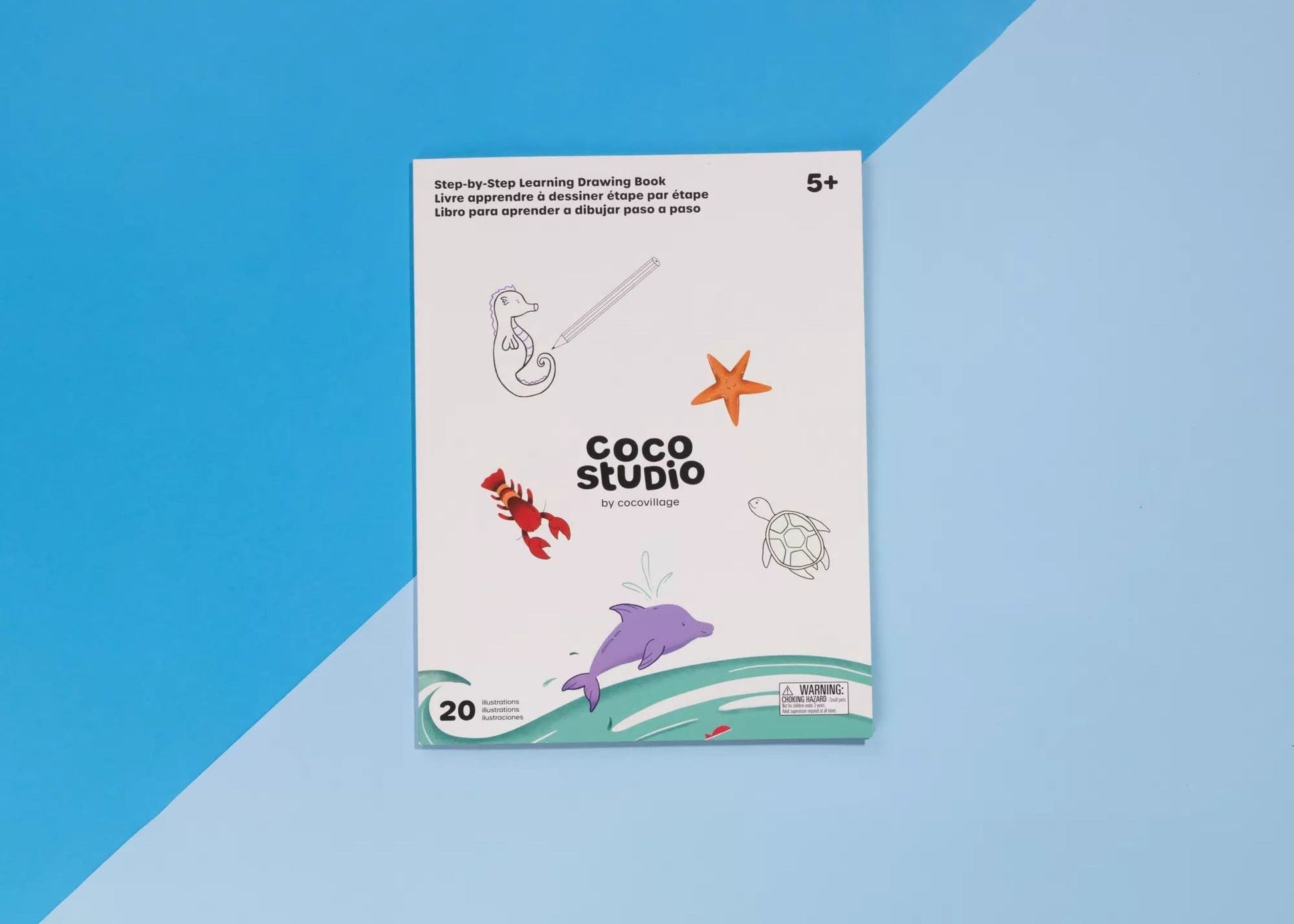 Step - by - Step Learning Drawing Book – Under the Sea (20 pages) - Mastermind Toys___250111