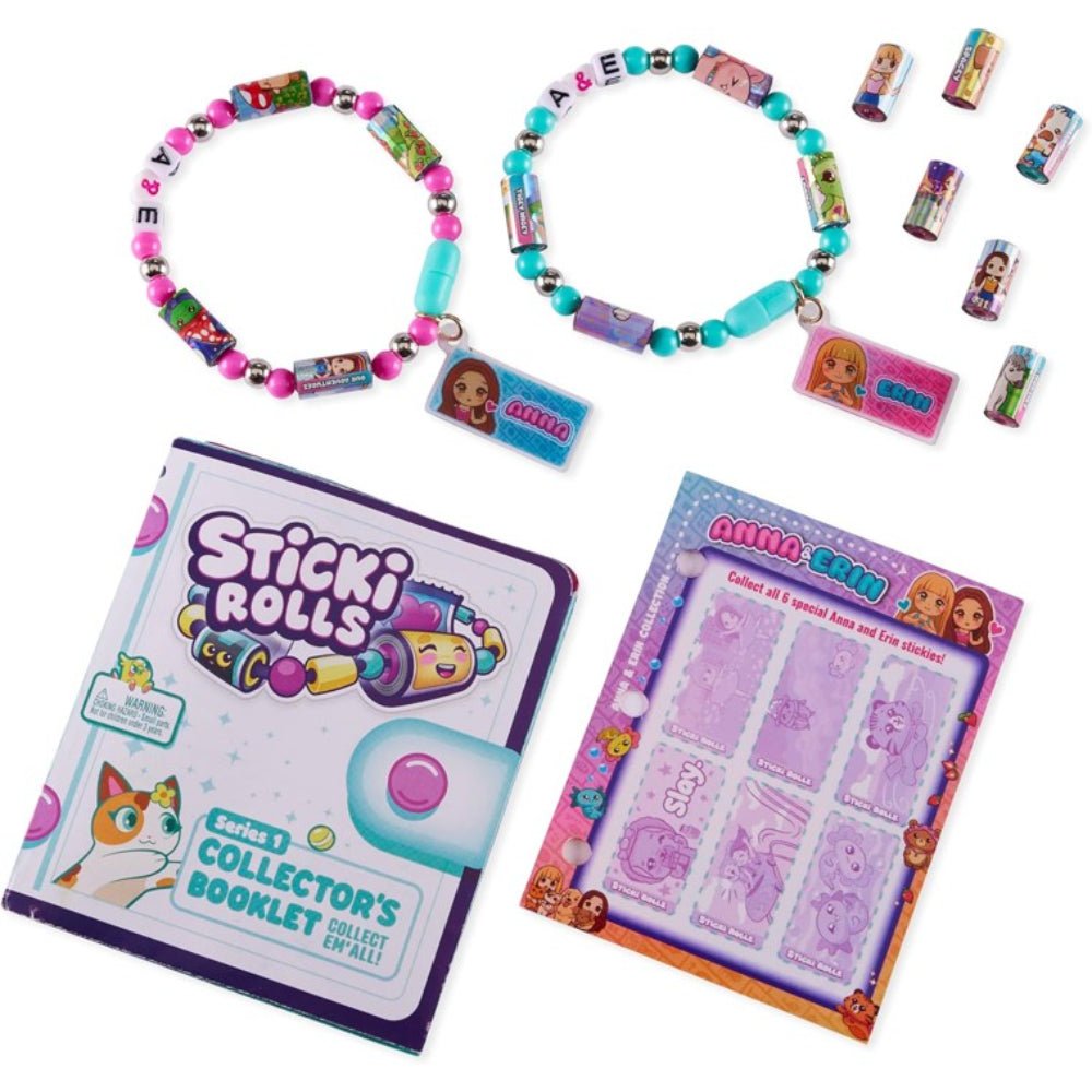 Sticki Rolls Anna & Erin Friendship Bracelet 2 - Pack - Mastermind Toys___246262