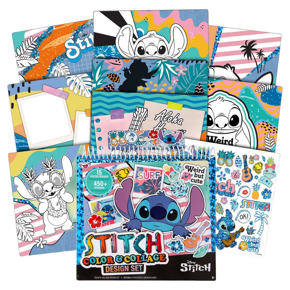Color Stitch Lab Stitch Colour & Collage Design Set – Mastermind Toys