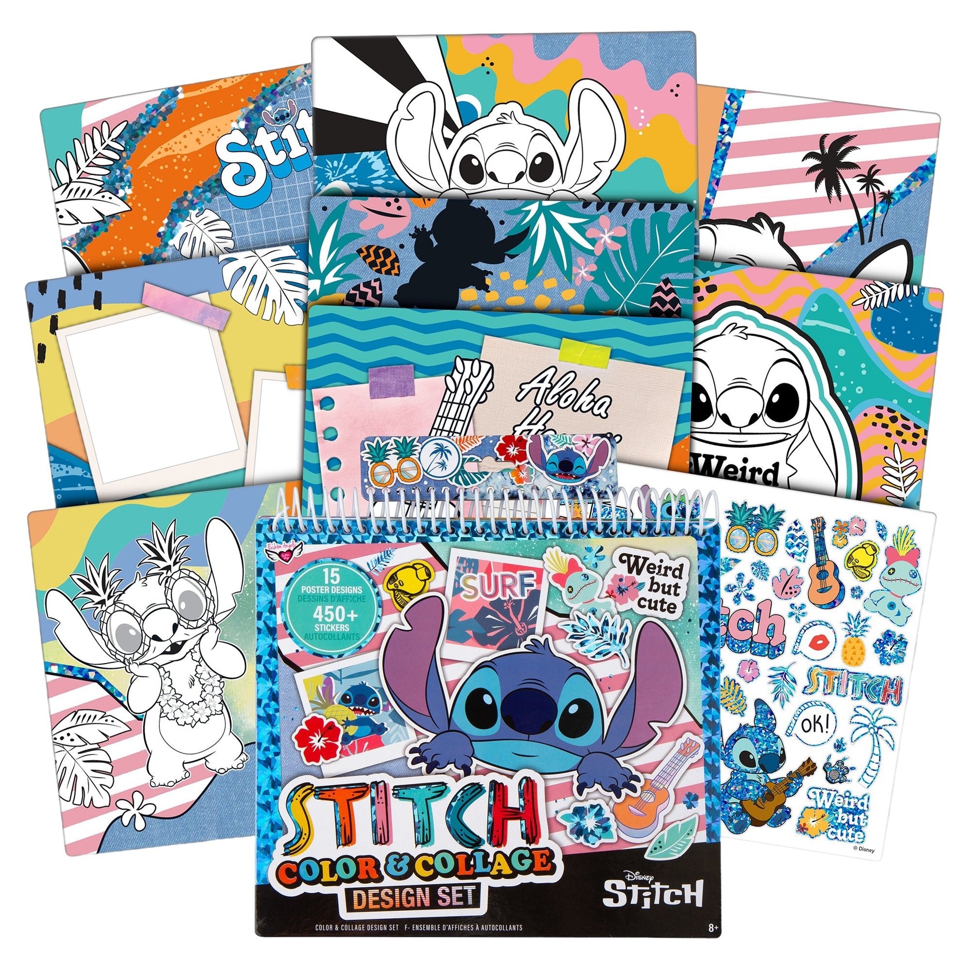 Stitch Colour & Collage Design Set - Mastermind Toys___245946