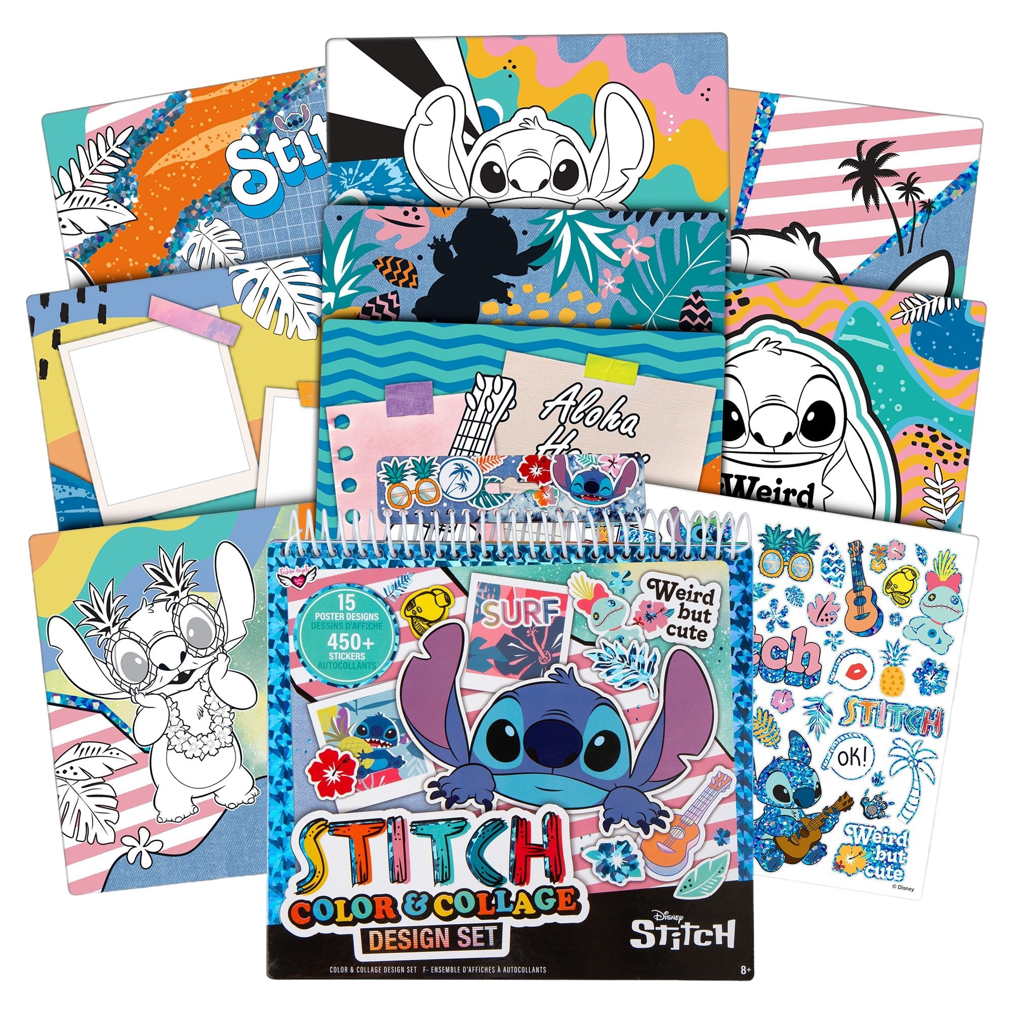 Stitch Colour & Collage Design Set - Mastermind Toys___245946