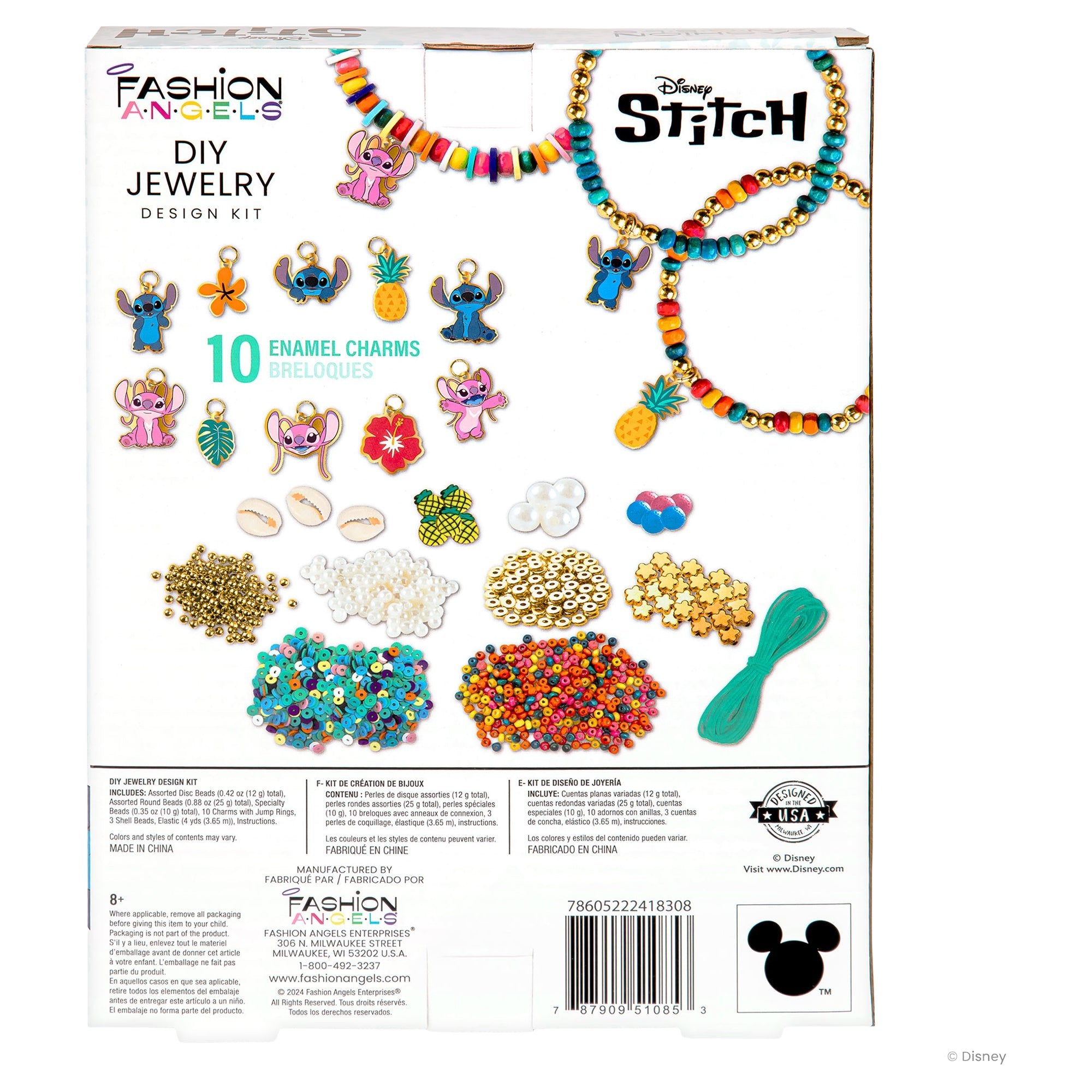 Stitch Cute & Feisty Charm Jewlery Kit - Mastermind Toys___245948