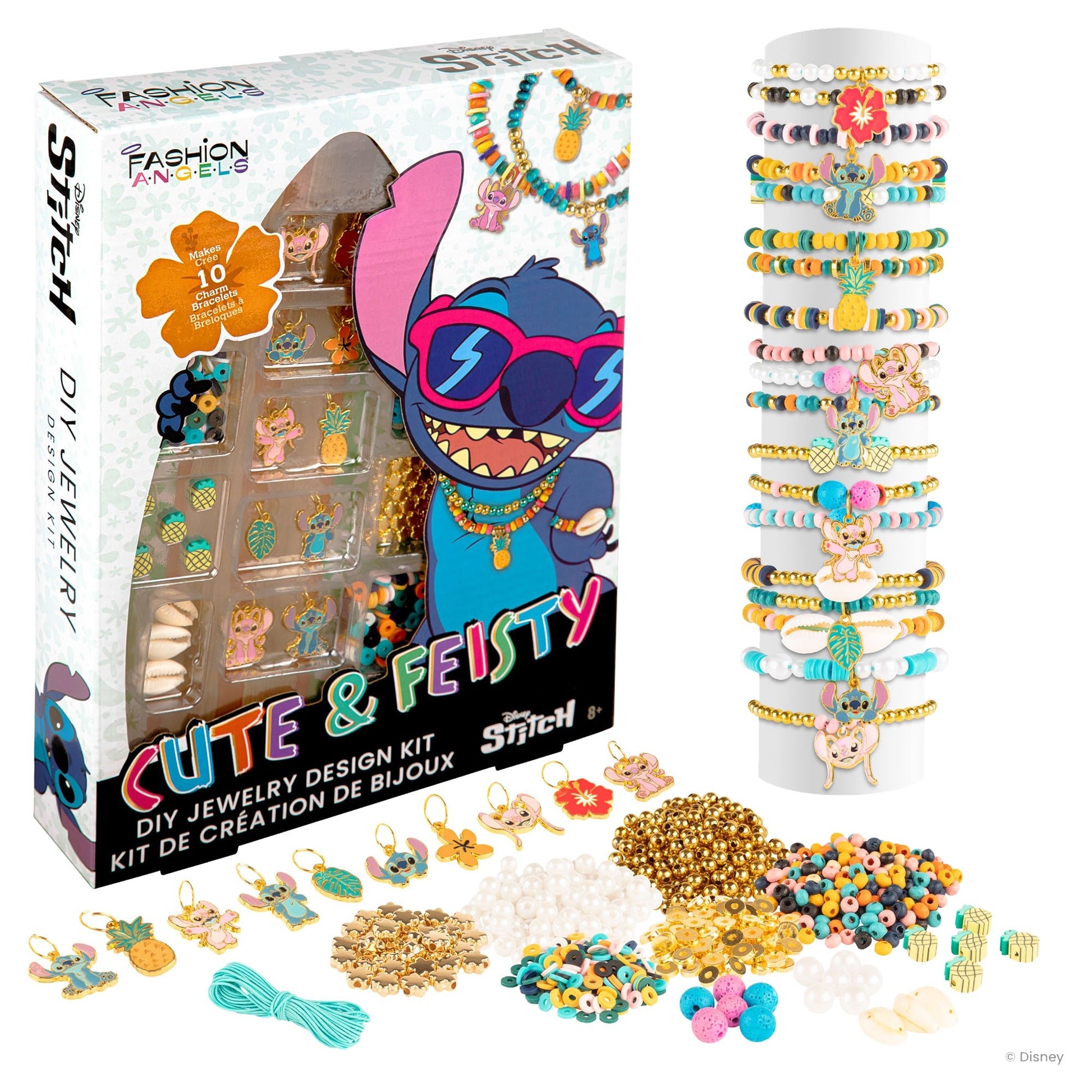 Stitch Cute & Feisty Charm Jewlery Kit - Mastermind Toys___245948
