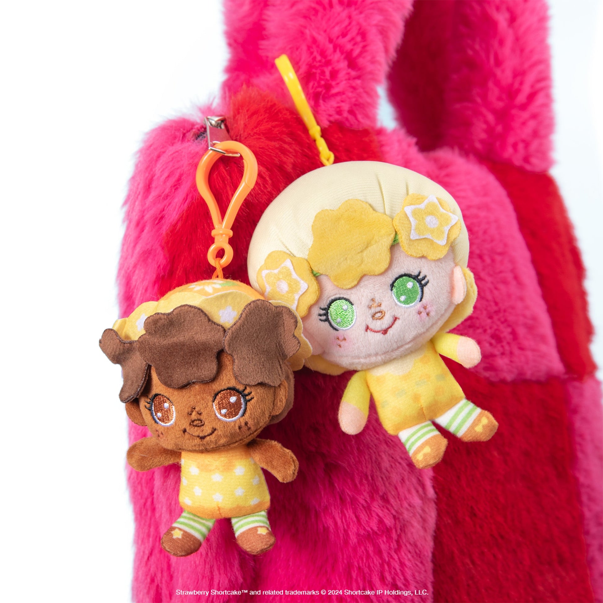 Strawberry Shortcake - Plush Backpack Clips - Custard - Mastermind Toys___249029