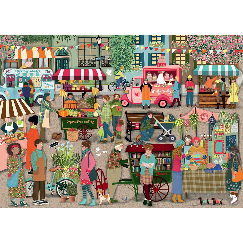 Street Market 1000 Pc Puzzle - Mastermind Toys___244643