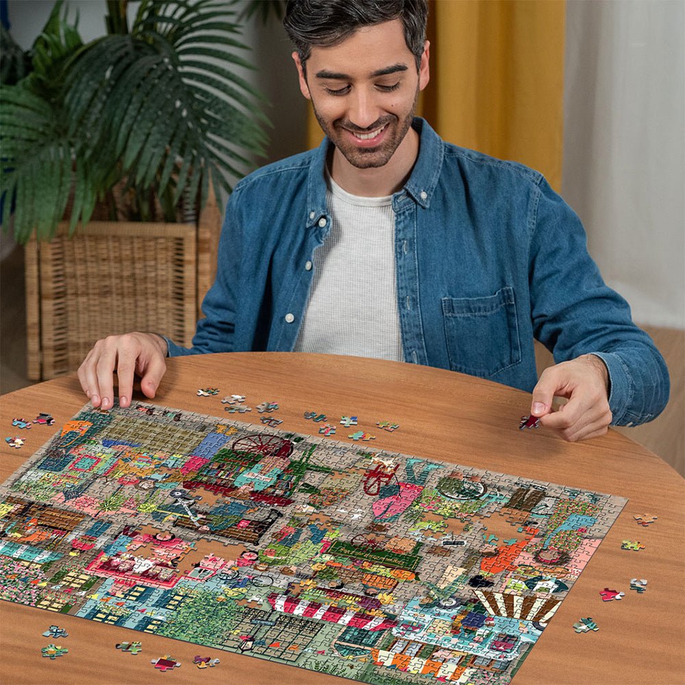 Street Market 1000 Pc Puzzle - Mastermind Toys___244643