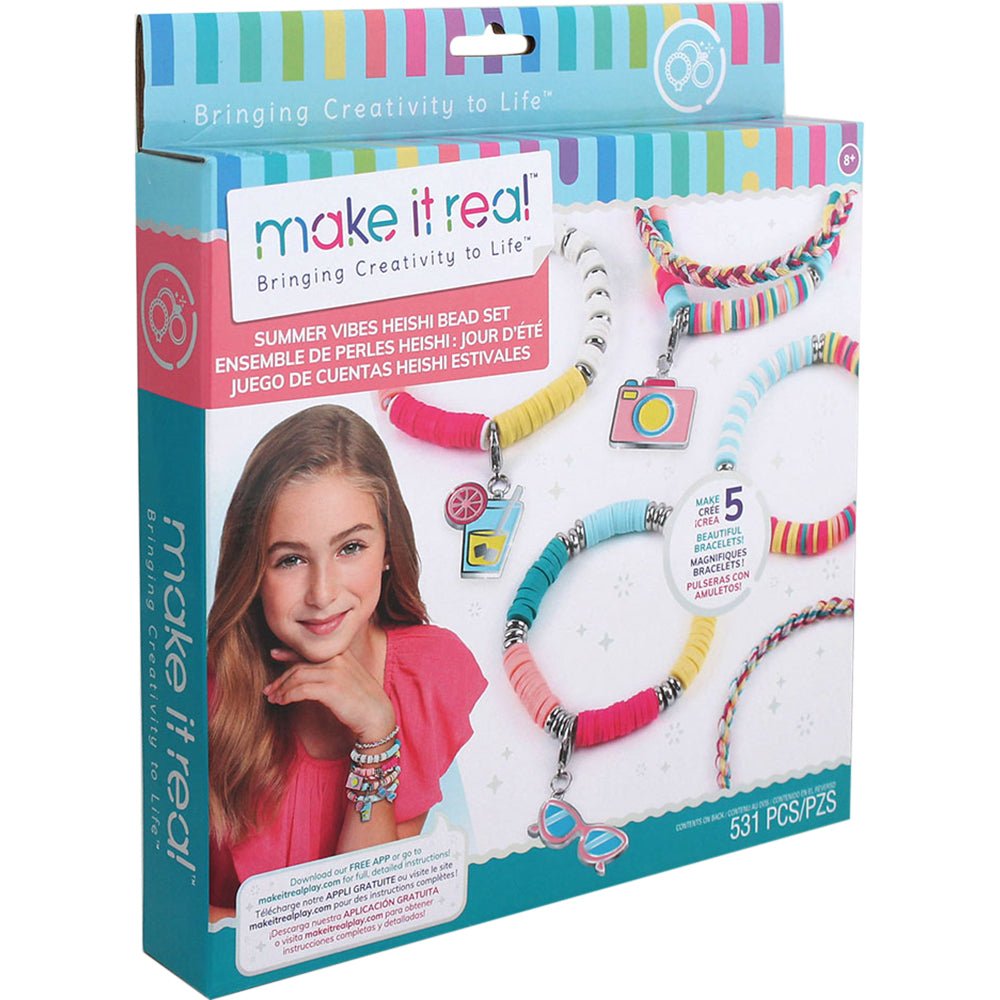 Summer Vibes Heishi Bead Bracelets - Mastermind Toys___247117