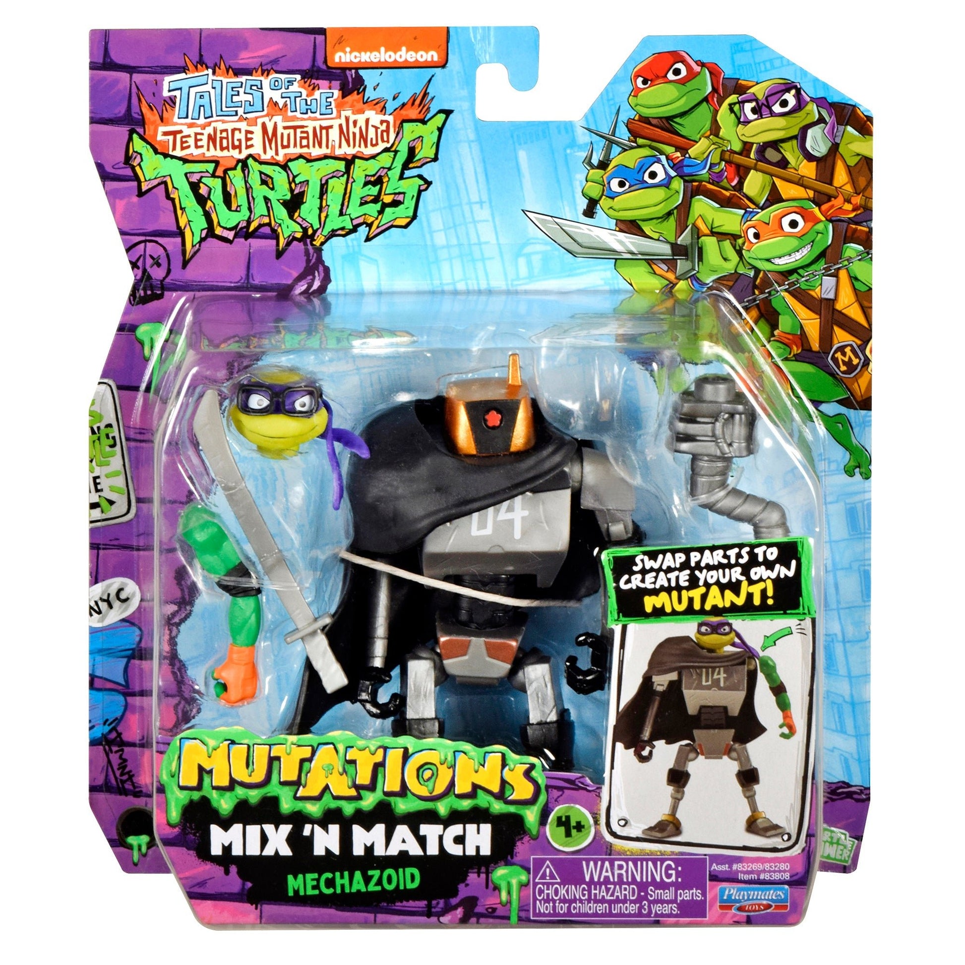 Teenage Mutant Ninja Turtle TV Mix N Match Mechazoid - Mastermind Toys___246444